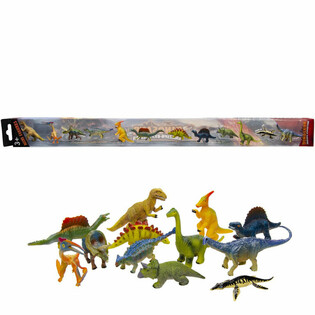 ANIMAL WORLD - MEŠANI KOMPLET FIGURIC DINOZAVROV (12 kosov)