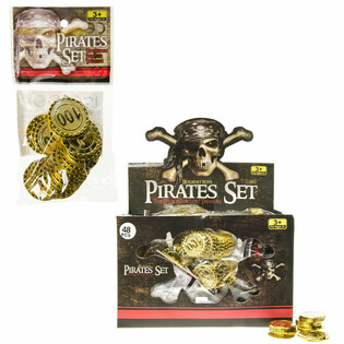 Zaslon 48 vrečk piratskih kovancev