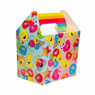 MENU ŠKATLA / ŠKATLICA ZA DARILCA SMILEY 14x10x17 cm (12 kosov)