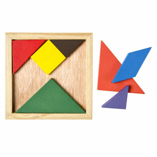 Leseni Tangram Set Puzel (12 kosov)