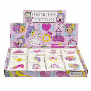 Tetovaže za princese Fun - Zaslon s 48 paketi