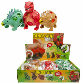 Squishy mrežasta dinozavra žoga - Display (12 kosov)