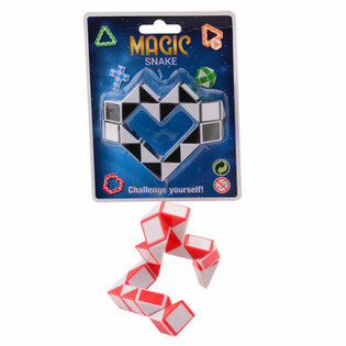 MAGIC SNAKE - 3D Sestavljanka Kača na Kartonu (24 kos)