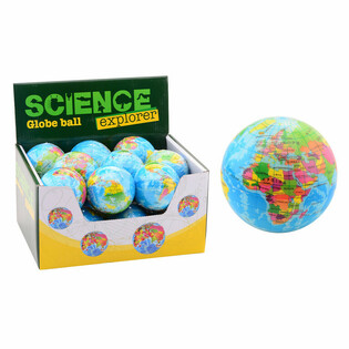 SCIENCE EXPLORER - Žoga Globus iz pene Ø6 cm (18 kosov v displayu)