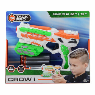 Pištola Tack Pro Crow I s 6 mehkimi puščicami