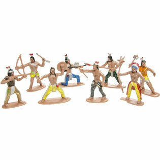 Mešane miniaturne figure Indijancev
