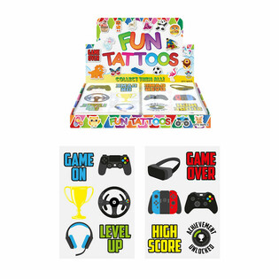 Gamer Fun Tetovaže Displaybox (96 listov)