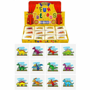Zabavni dinozavrovi tatuji – paketki 12x tatujev v stojalu (48 kosov)