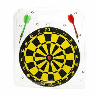 Tarča za pikado z 2 puščicama - Premer 22,5 cm (2 kosa)
