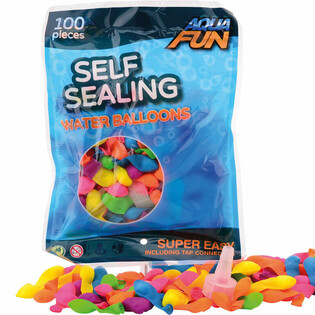 AQUA FUN - 100x Samozapiralni Vodni Baloni (6 kosov)