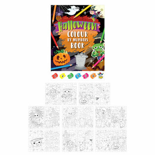 Pobarvanka Barvanje po &scaron;tevilkah - Halloween (48 kos)