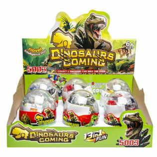 Bricks Kocke - Dinozaver v Kapsuli Display (6 kosov)