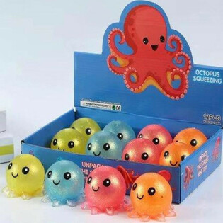 Stisljiva hobotnica Squeeze Octopus Display (12 kosov)