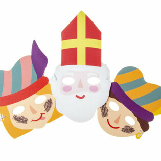 SINTERKLAAS - PENASTE MASKE SV. NIKOLAJ IN PIET (48 kos)
