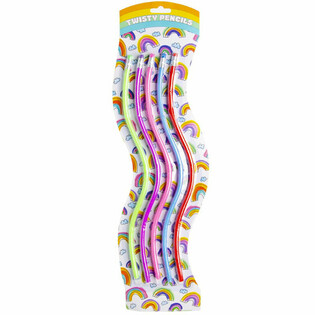 5-delni set upogljivih svinčnikov Twisty XL na kartonu (10 kosov)