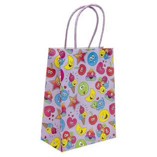 Papirnate Darilne Vrečke Smiley - 16x9x22 cm (12 kosov)