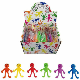 BARVNE RAZTEGLJIVE SMILEY FIGURICE - V DISPLAYU (36 kos.)