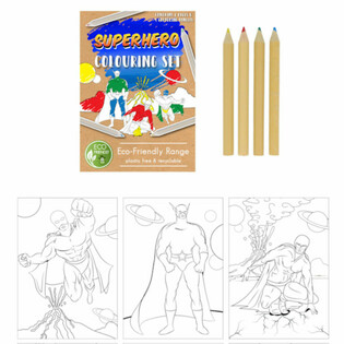 EKOLOŠKI SET ZA RISANJE SUPERJUNAK (25 kosov)
