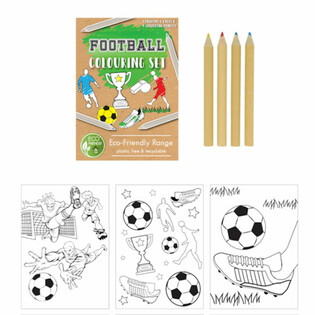 ECO FRIENDLY nogometni set za risanje (25 kosov)