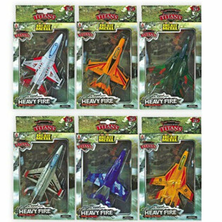 Kovinska Letala F16 Die-Cast (6 kos)