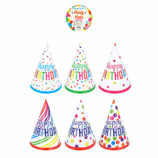 Party klobuki Mix 'Happy Birthday' (120 kos)