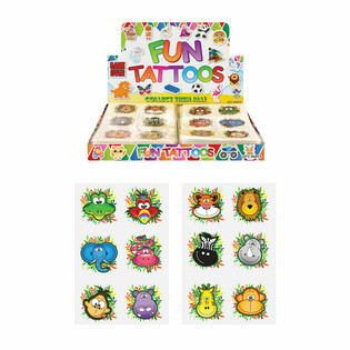 FUN TATTOOS - MODEL: DŽUNGLSKE ŽIVALI V ZASLONU (96 kos)