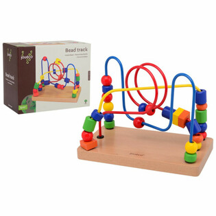 Jouéco - Leseni labirint s kroglicami - Od 12 mesecev (1 kos)
