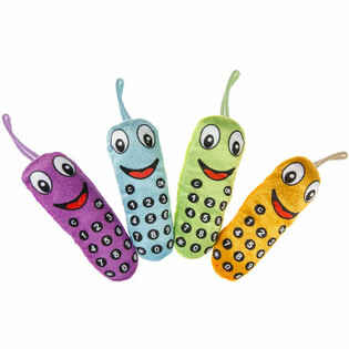 PLIŠAST VESEL MOBILNI TELEFON (24 kos.)