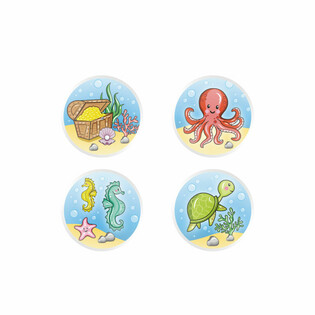 MIX SEA LIFE / MORSKE ŽIVali - SKOČICE Ø3.3 cm (100 kos)
