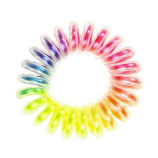 Mavrični trakovi in elastike za lase RAINBOW (48 kosov)