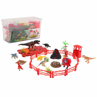 SET DINOZAVROV V ŠKATLI ZA SHRANJEVANJE (1 kos)