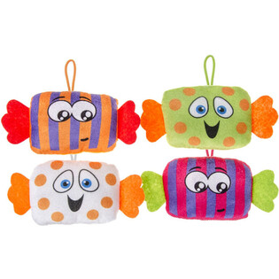 PLIŠASTI BONBONI - 23 cm - MIX BARV (24 kos)
