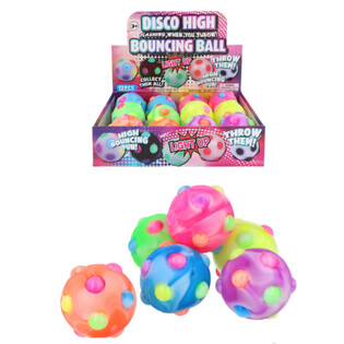 Svetleča Disco Skočica - 6cm - Display 12 kos