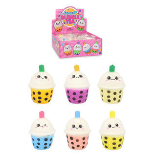 Bubble Tea Squeeze Fidget - Mix Barv v Displayu (12 kos)