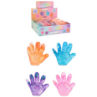 Stisljiva rokica Squeeze Hand - Mix barv - v Displayu (12 kos)