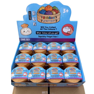 RAGE - Squishy Bun Dumplings MALI (5.3x5.3x4.1 cm) - Viral 2026 Fidget Toy (24 kos)