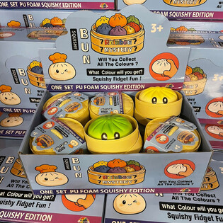 RAGE - Squishy Bun Dumplings VELIKI - ONE SET PU FOAM SQUISHY EDITION (12 kos)