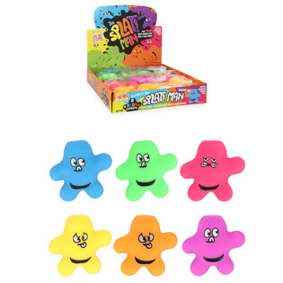 SQUEEZY SPLAT MAN - MIX BARV - V DISPLAYU (24 kosov)