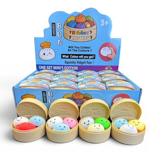 RAGE - Squishy MINI&rsquo;S EDITION Mini Cmokci Dumplings MALI (5.3 x 5.3 x 4.1 cm) Viral 2026 Fidget Toy (24 kos.)