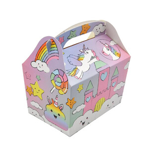 MENU BOX MODEL: SAMOROG / UNICORN - Vel. 18.5x12x19 CM - FOODBOX - KIDSBOX (24 kos)