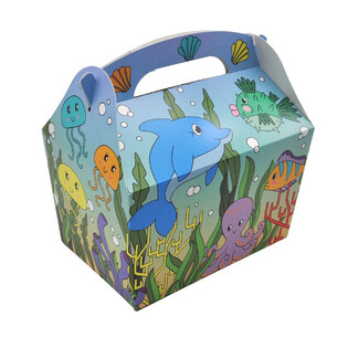MENUBOX MODEL: MORSKE ŽIVALI - Velikost 18.5x12x19 CM - FOODBOX - KIDSBOX (24 kos.)