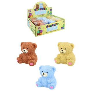 SQUUZY MEDVEDEK SQUISHY - RAZLIČNE BARVE - V DISPLAYU (12 kosov)