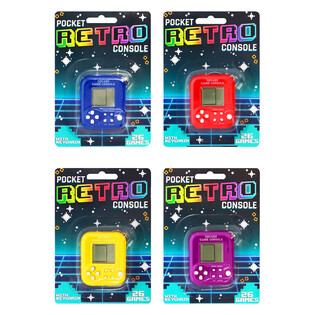 ŽEPNA RETRO IGRALNA KONZOLA Z OBEŠANKO - 26 IGER (6 kos.)