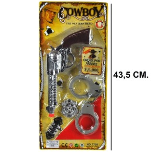 KAVBOJSKI SET NA KARTONU - MODEL 5 (6 kosov)