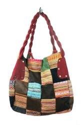 B-Fair Patchwork Torba Velika Rdeča (1 kos)