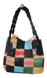 B-FAIR patchwork torba velika črna (1 kos)