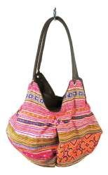 Art.št: 97734D - B-FAIR Ramenska Torba Pouche - Rjava/Mavrica/Roza (1 kos)