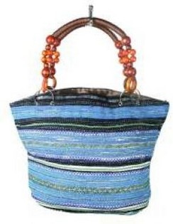 TORBA B-FAIR BEADS RJAVA/MODRA (1 kos)