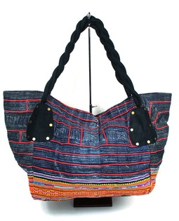 Brokatna Torba B-Fair Mala, Črna/Džins (1 kos)