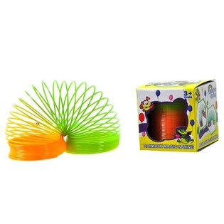 Mavrična Spiralna Vzmet v Škatli Ø 6,5 cm (24 kos)